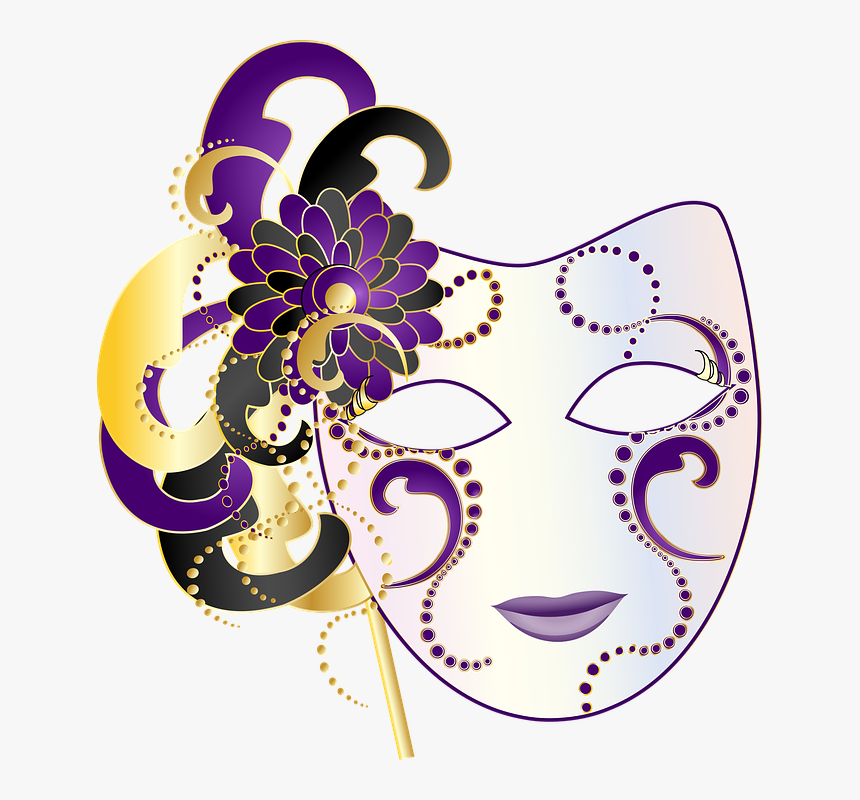 Graphic, Party Mask, Costume, Mardi Gras, Ball, HD Png Download