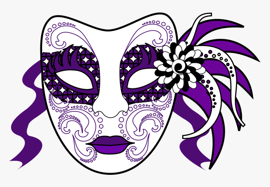 Graphic, Mardi Gras Mask, Mardi Gras, Lent, Fat Tuesday, HD Png Download
