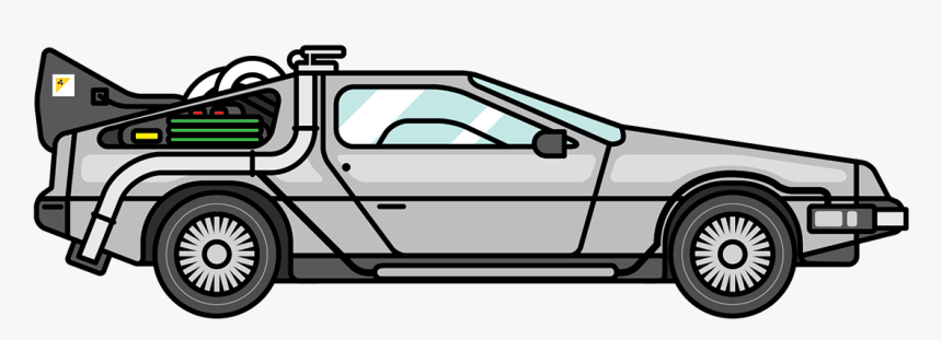 Delorean Png, Transparent Png