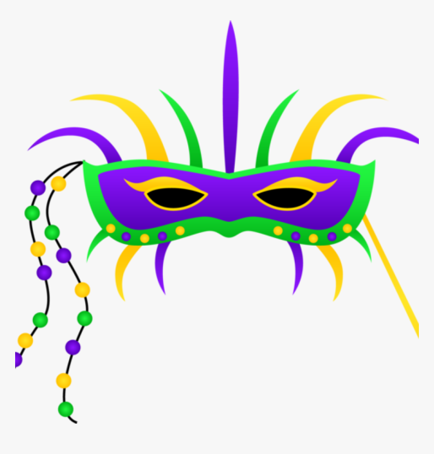 Free Mardi Gras Clip Art Festival Mask Clipart Louisiana, HD Png Download