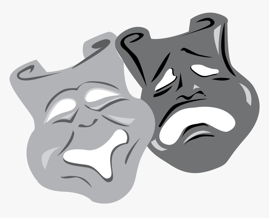 Transparent Mask Clipart Black And White, HD Png Download