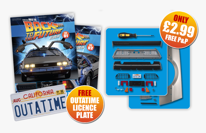 Delorean Png, Transparent Png