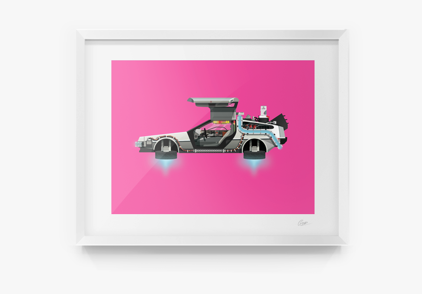 Delorean-frame , Png Download, Transparent Png