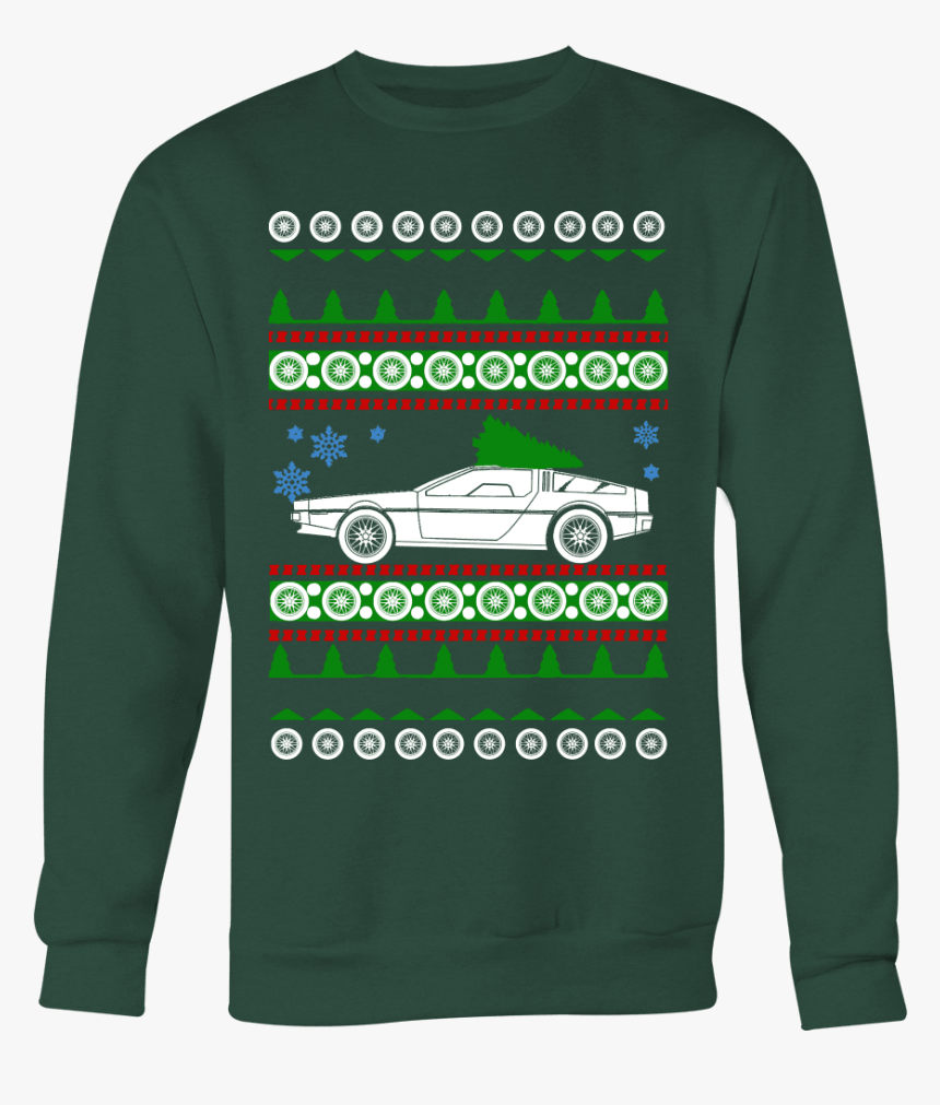 Delorean Dmc-12 Ugly Christmas Sweater, HD Png Download