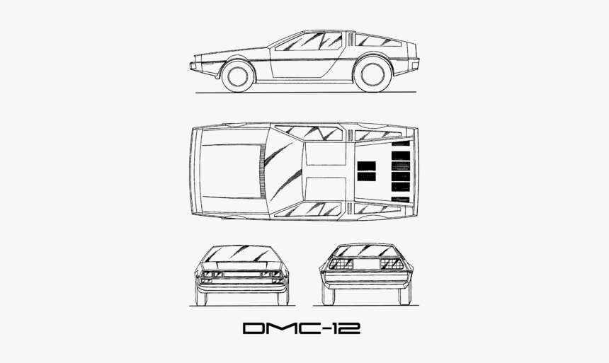 Delorean Png, Transparent Png