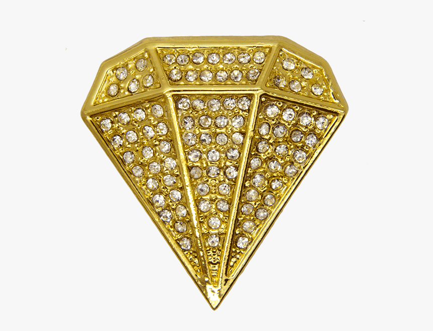 3d Rhinestone Diamond Brooch, HD Png Download