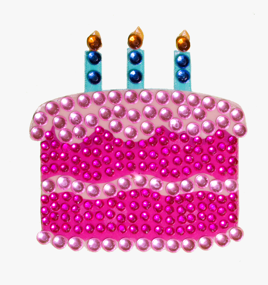 Rhinestone Birthday Cake 2in Stickerbeans, HD Png Download