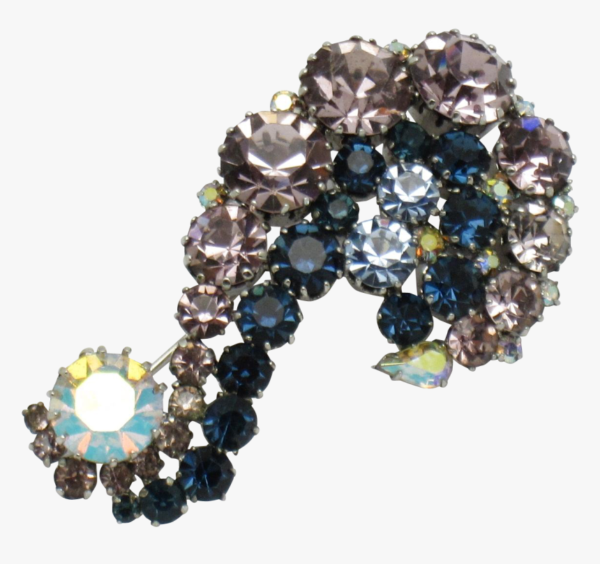 Made In Austria Rhinestone Question Mark Brooch, HD Png Download