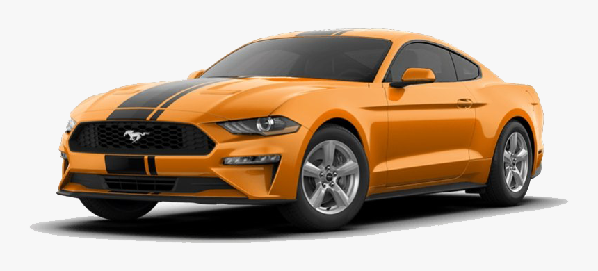 Orange Ford Mustang Png Clipart, Transparent Png
