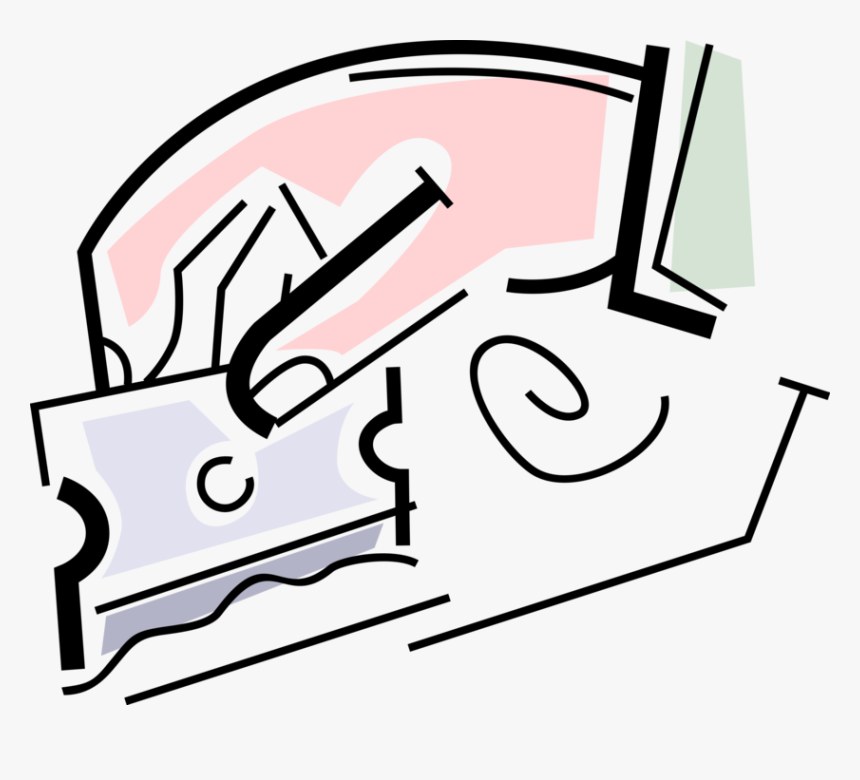 Vector Illustration Of Razor Blade To Cut And Prepare, HD Png Download