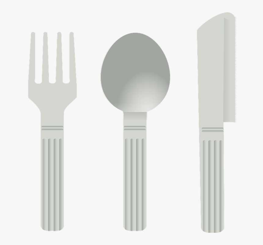Cutlery, Fork, Spoon, Knife, Dish, Eat, Tools, HD Png Download