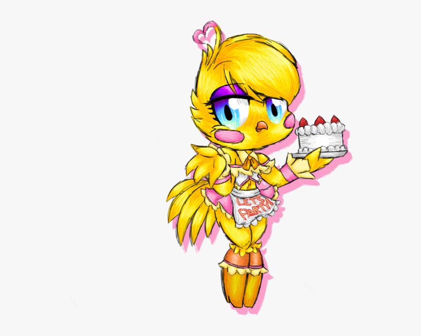 Fnaf Chibi Toy Chica Design By Sarah15378, HD Png Download