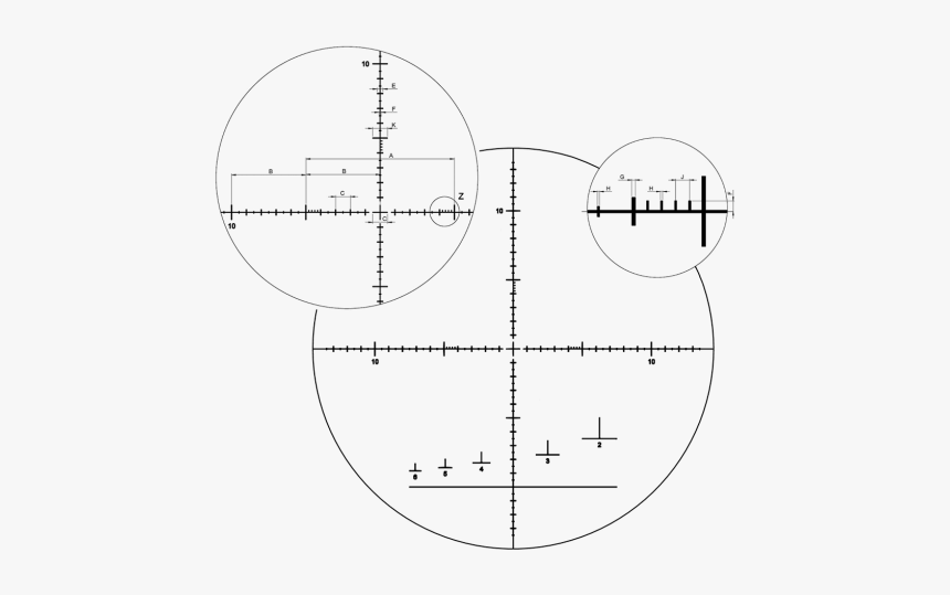B4i-2fp Reticle, HD Png Download