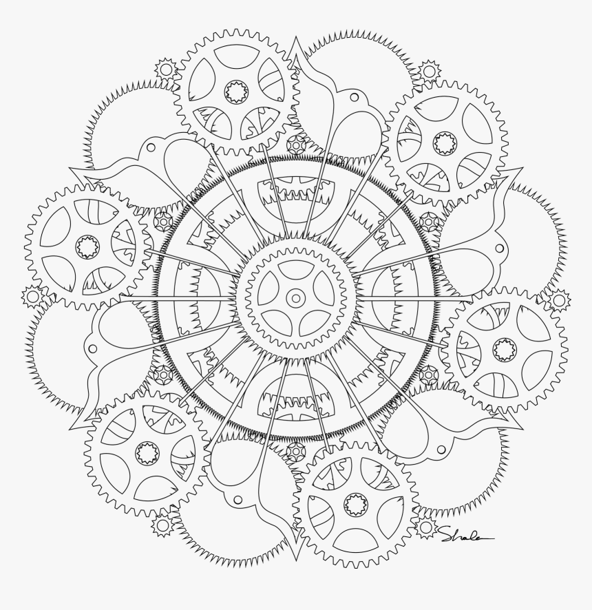 Steampunk Gear Png, Transparent Png