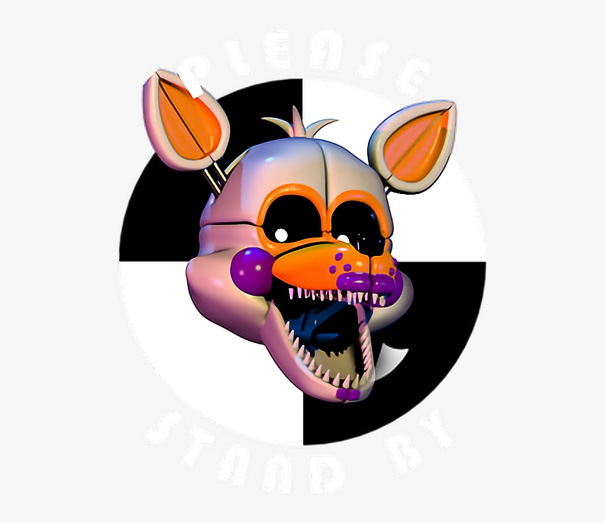 #lolbit #fnaf #orange #fox #five #nights #background, HD Png Download