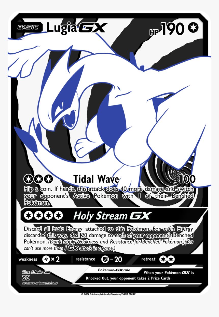 [preorder] Lugia Gx Full Metal, Textured Luxury Custom, HD Png Download