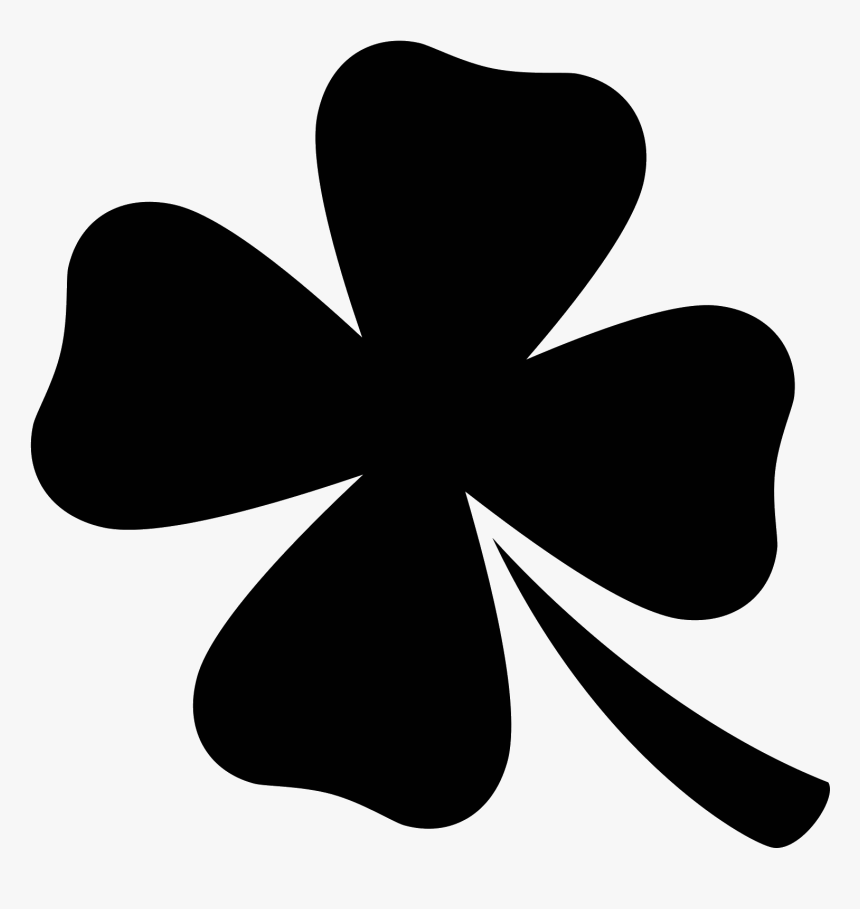 White Four Leaf Clover Png, Transparent Png