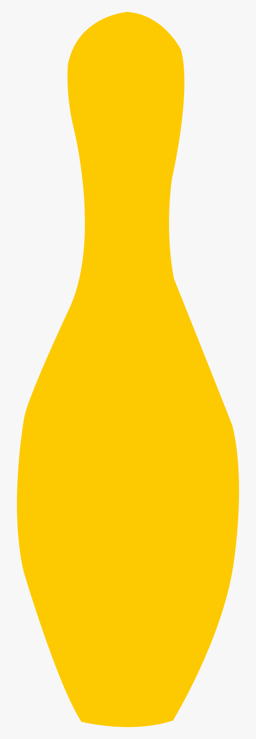 Bowling Pin Yellow Clip Arts, HD Png Download
