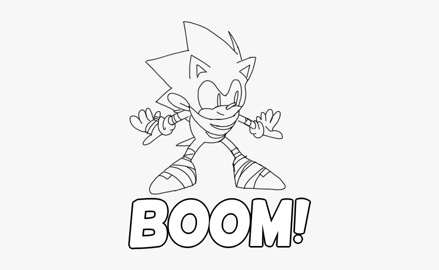 Classic Sonic Suiting Boom Saga Style, HD Png Download