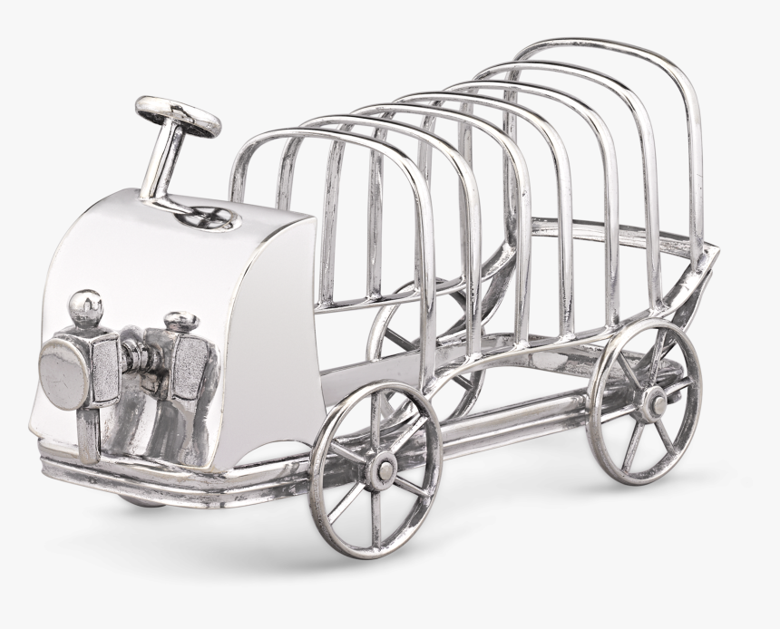 Edwardian Silverplate Charabanc Toast Rack Charabanc, HD Png Download