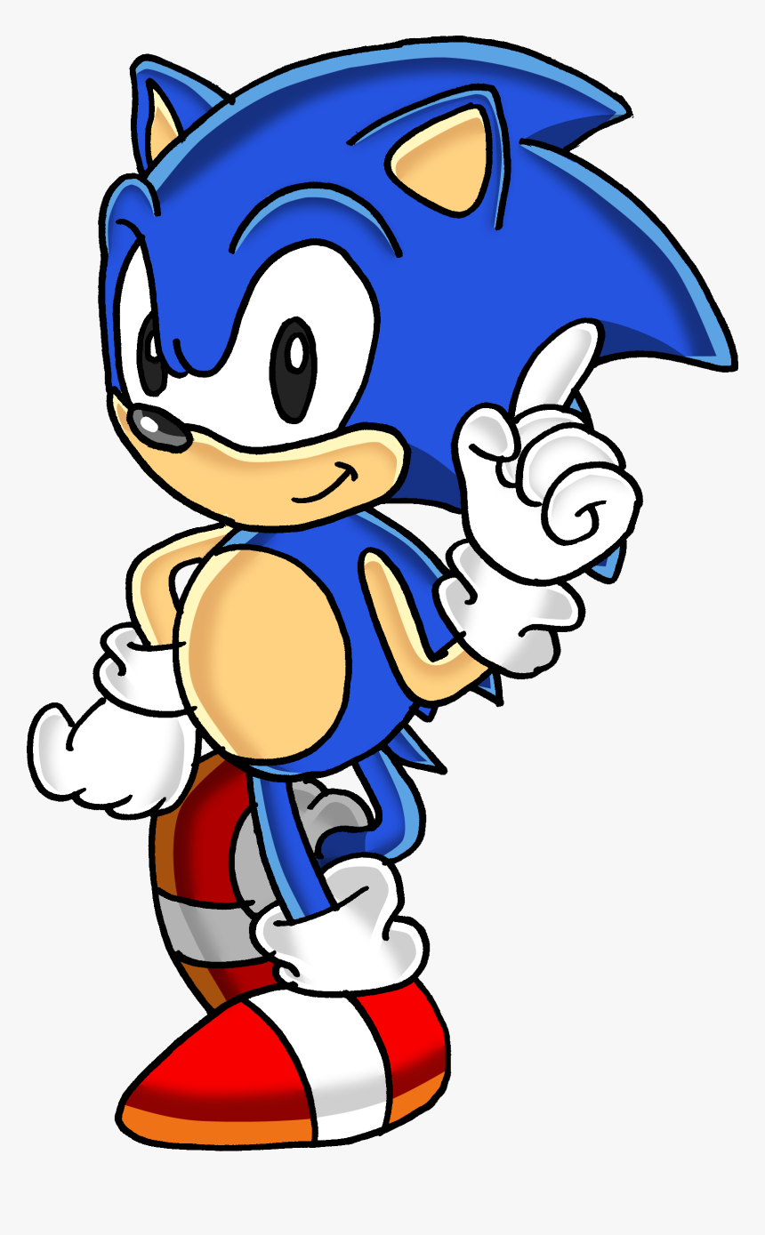Classic Sonic The Hedgehog Png, Transparent Png