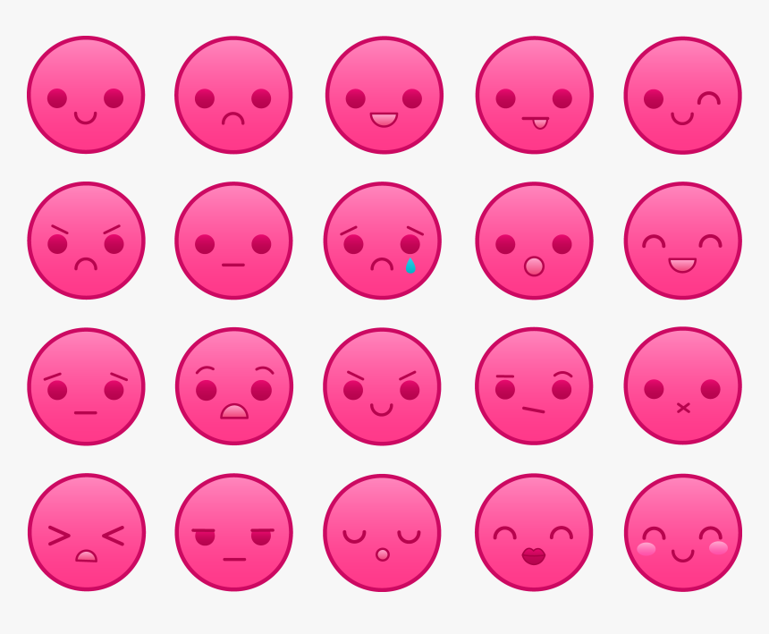 Transparent Cute Emojis Png, Png Download