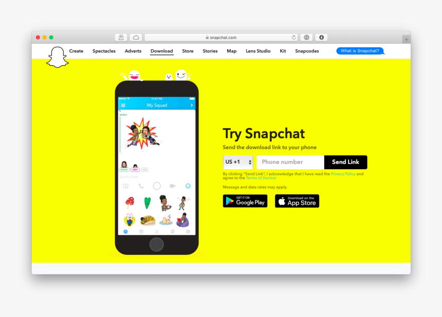 Snapchat Mac Download, HD Png Download