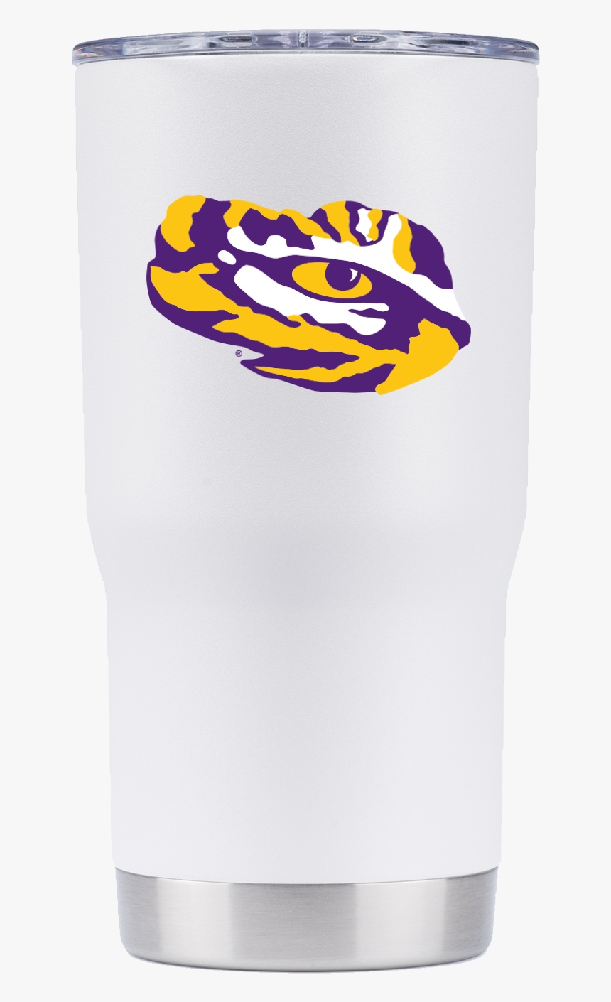 Lsu 20 Oz White Tiger Eye Tumbler, HD Png Download