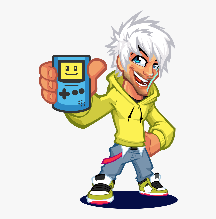 Retrosix Mascot Logo Gameboy Color, HD Png Download