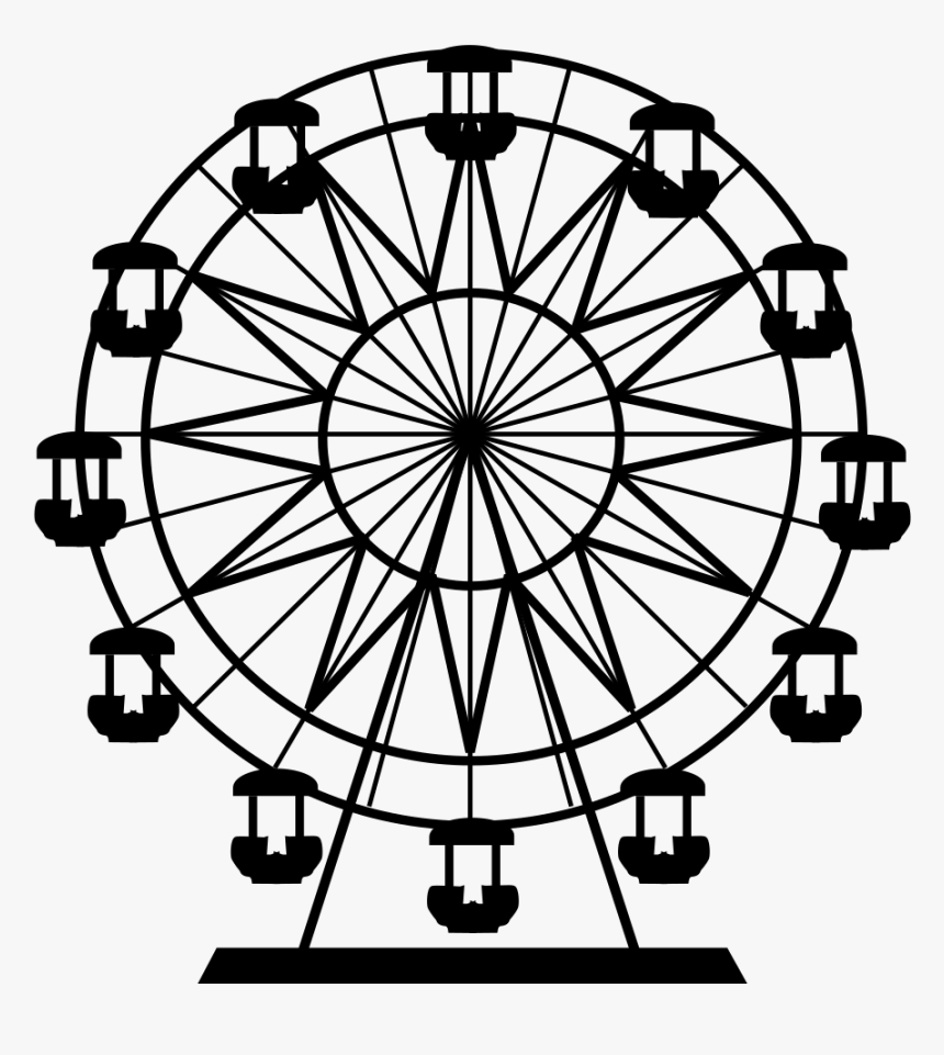 Car Ferris Wheel 2018 A3c Festival Drawing, HD Png Download