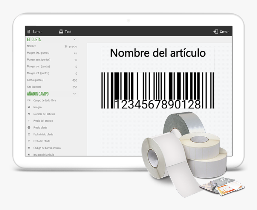 Codigo De Barras Png, Transparent Png