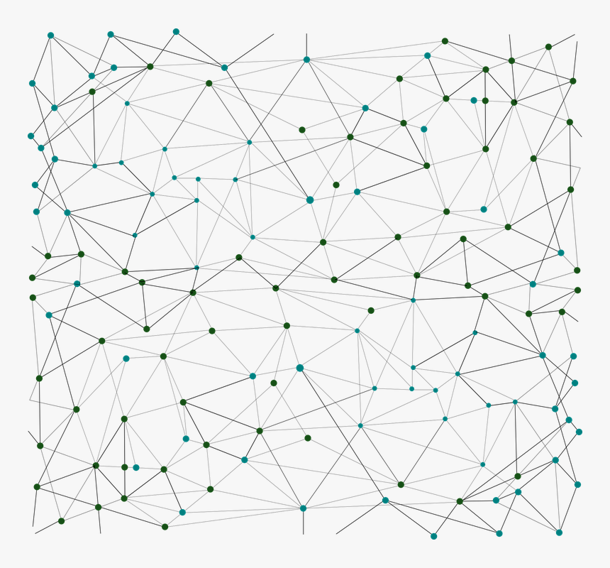 Nodes, Connections, Network, Particle, Communication, HD Png Download
