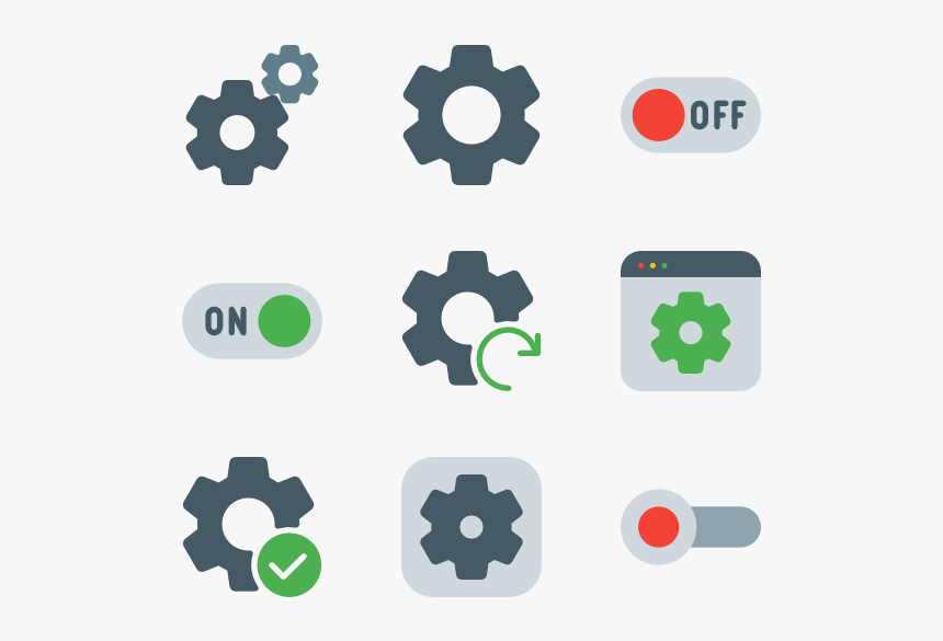 Settings Icon Png, Transparent Png