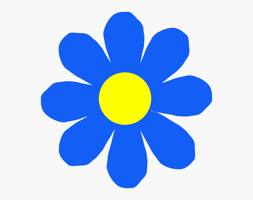 Blue Flower Svg Clip Arts, HD Png Download
