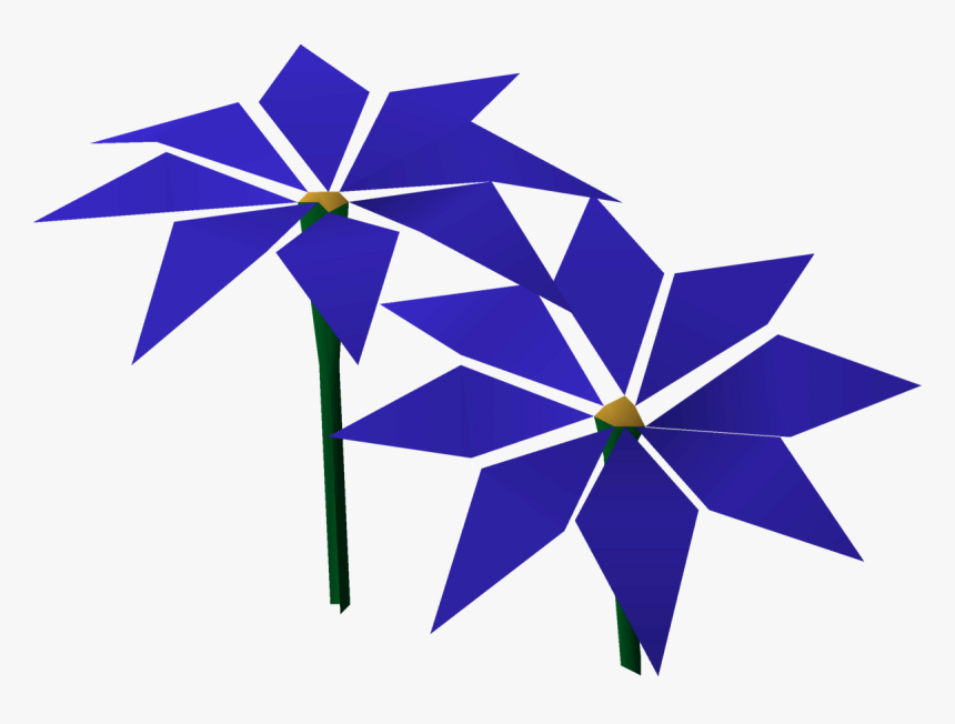 Blue Flowers Png, Transparent Png