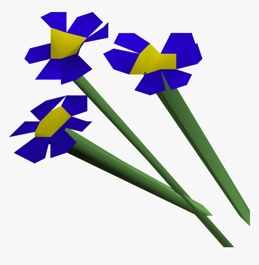 Blue Flowers Png, Transparent Png