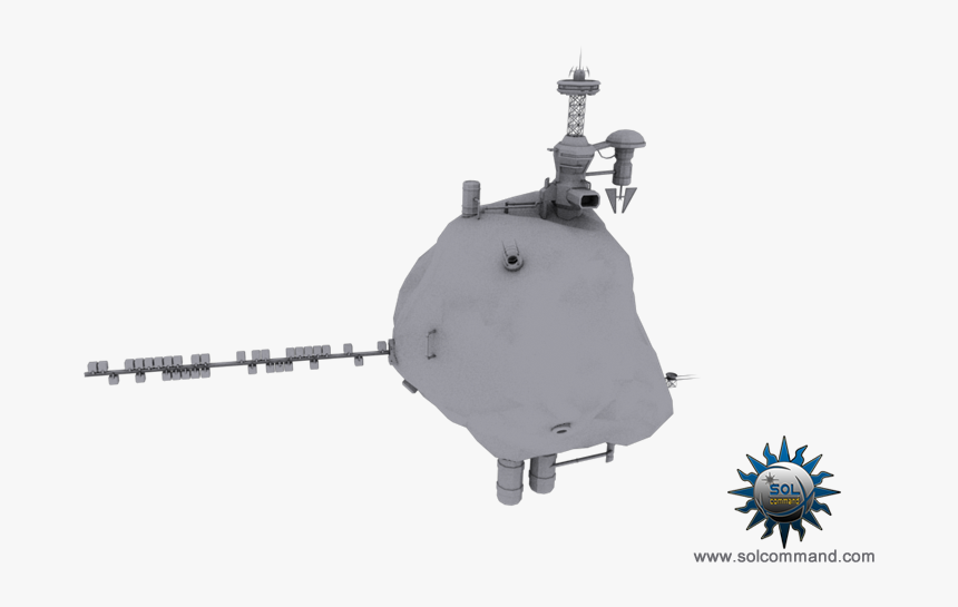 Space Station Mining Asteroid Maze Interior Road Tubes, HD Png Download