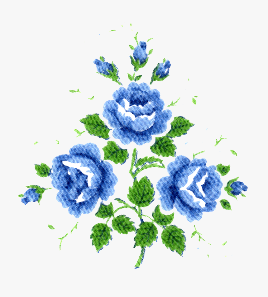 Blue Flowers Png, Transparent Png