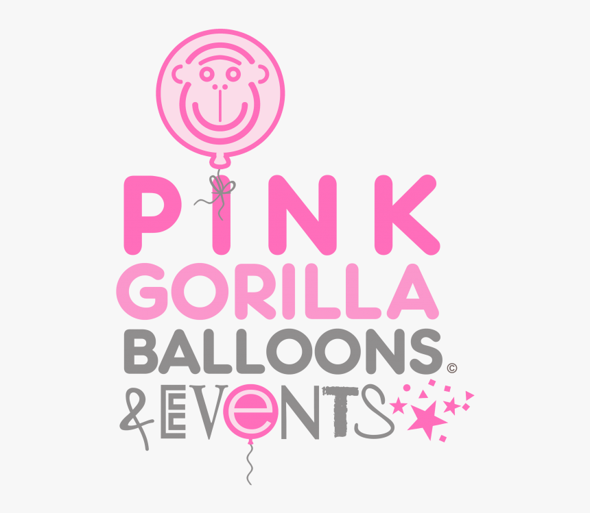 Pink Gorilla Balloons Logo, HD Png Download