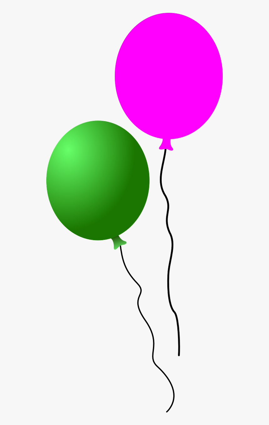 Pink Balloons Png, Transparent Png
