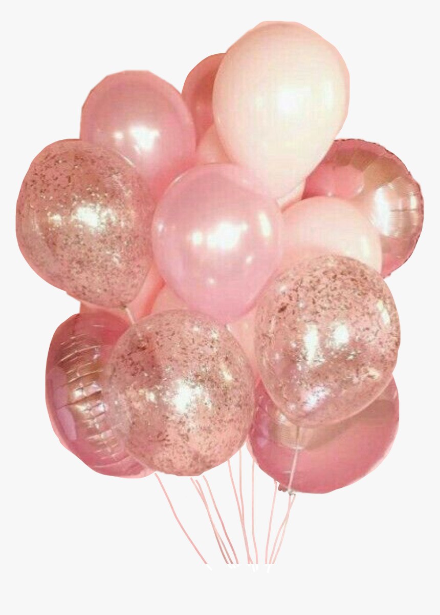 #pink #balloons #celebrate #party #shower #freetoedit, HD Png Download