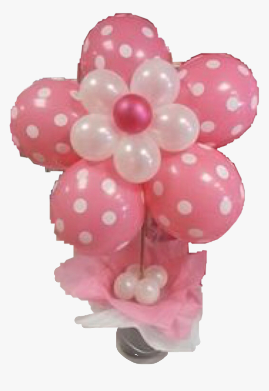 #pink #white #balloons #bouquet #flower #freetoedit, HD Png Download