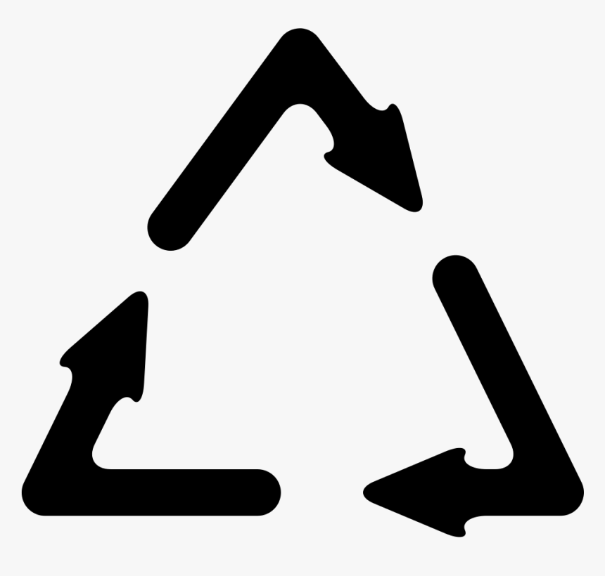 Recycle Symbol With Three Arrows, HD Png Download