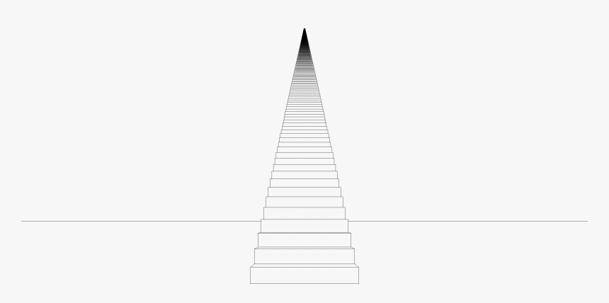 This Free Icons Png Design Of 1000 Stairs, Transparent Png