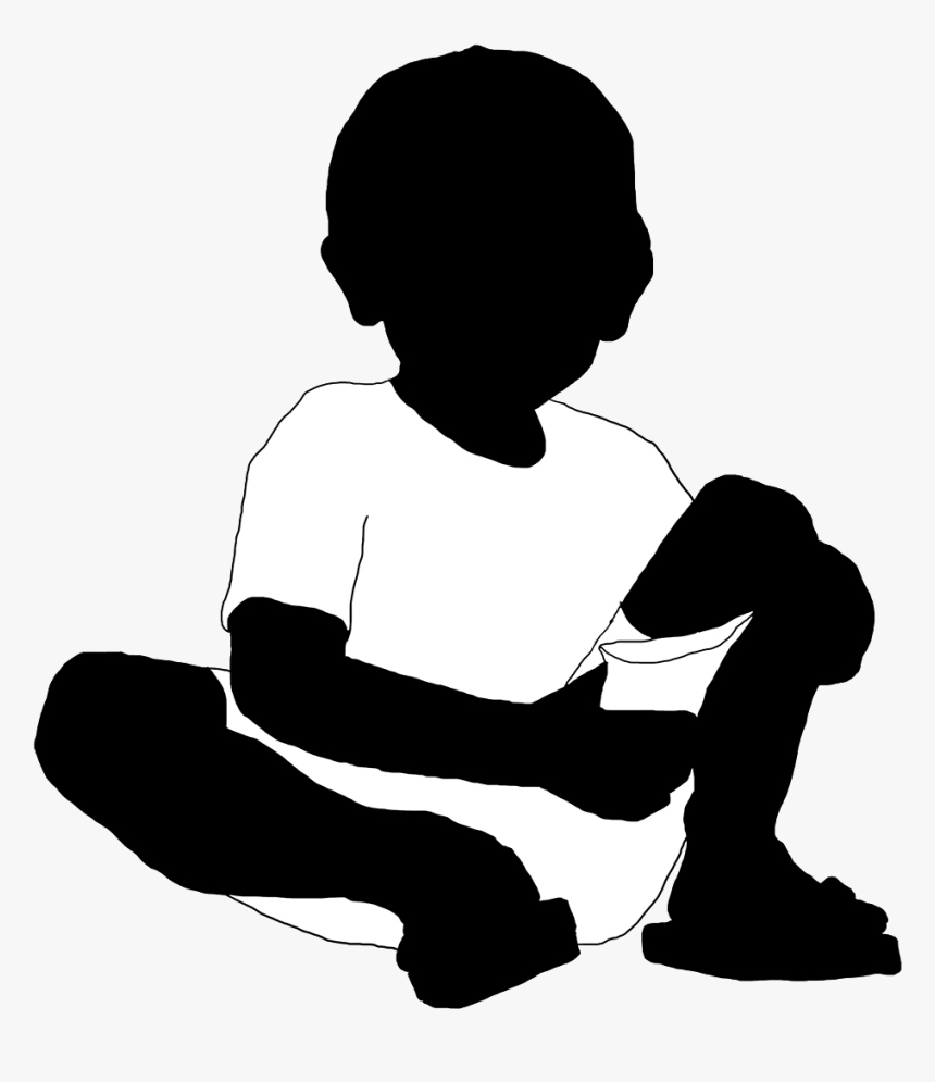 Beautiful Silhouettes Of Children, HD Png Download