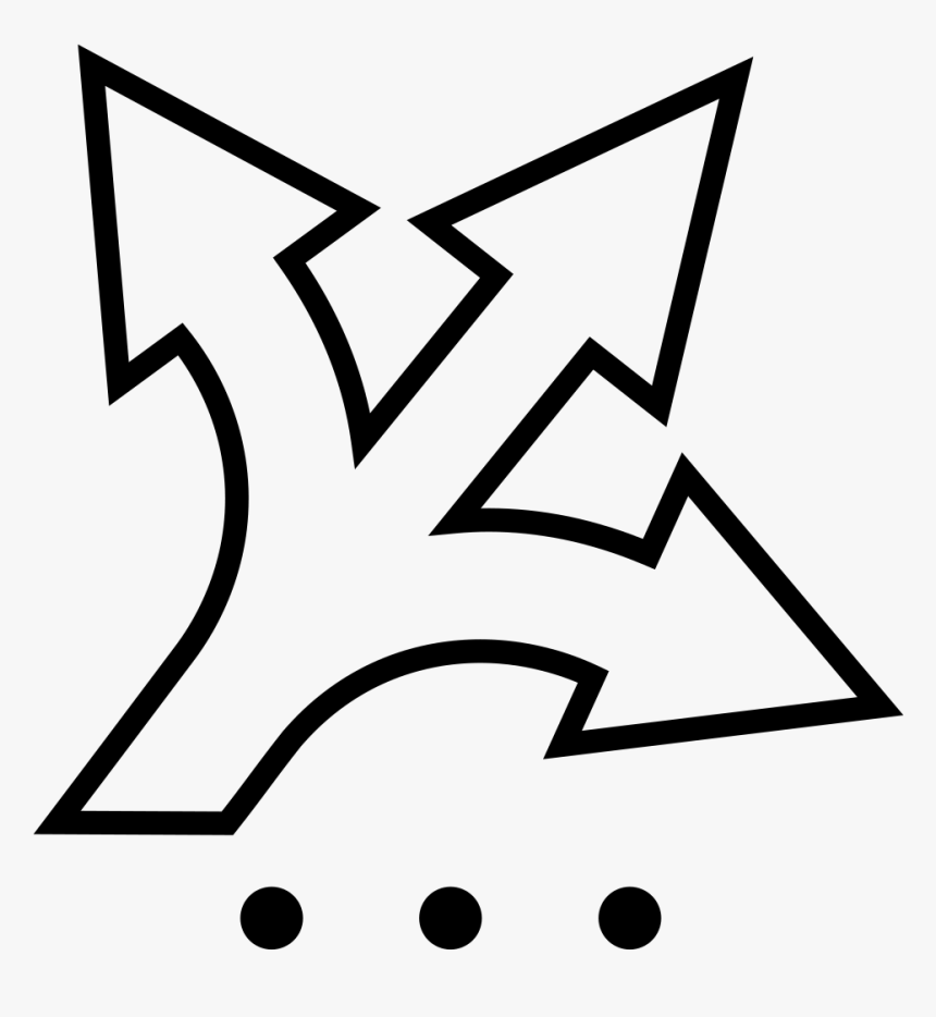 Triangle Outline Png, Transparent Png