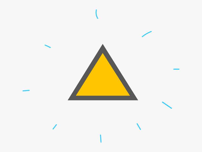 Triangle Outline Png, Transparent Png