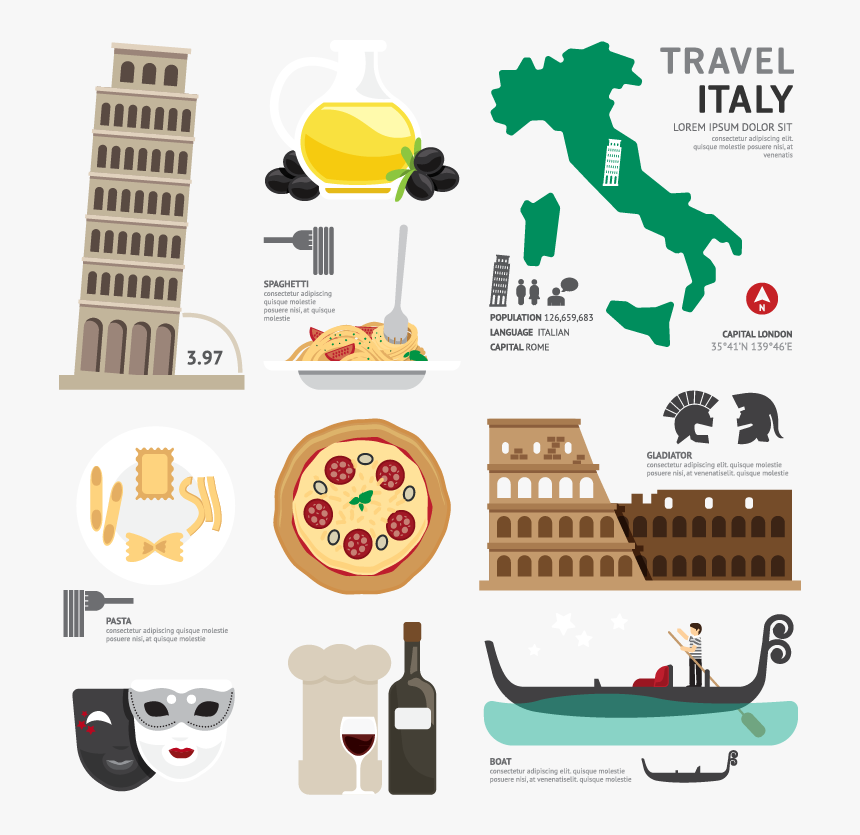 Travel Italy Png Image, Transparent Png