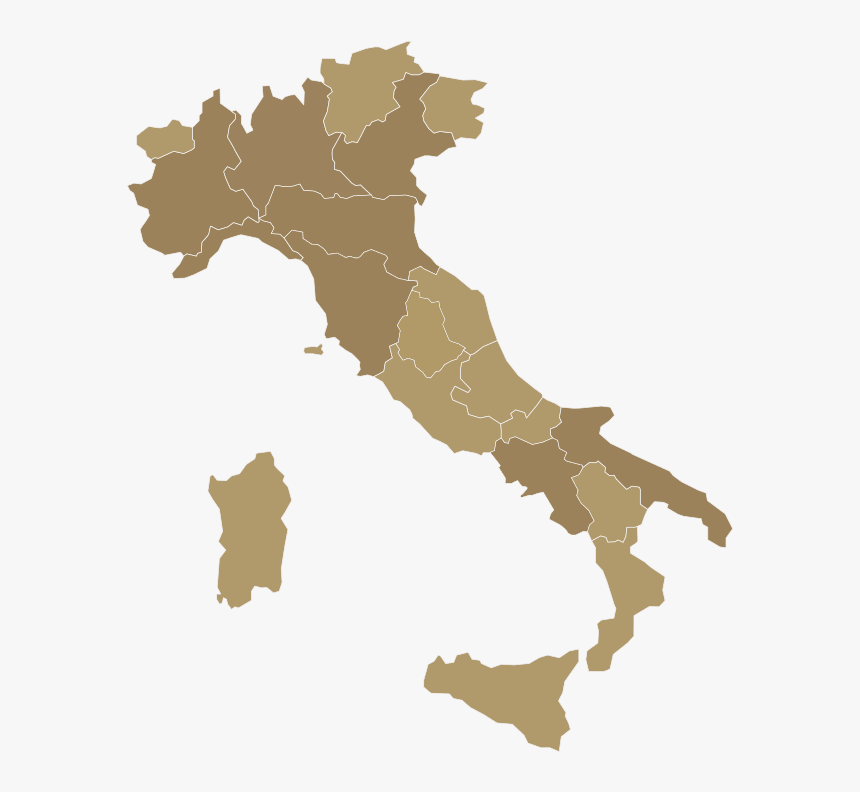 Italy Vector Map Royalty-free, HD Png Download
