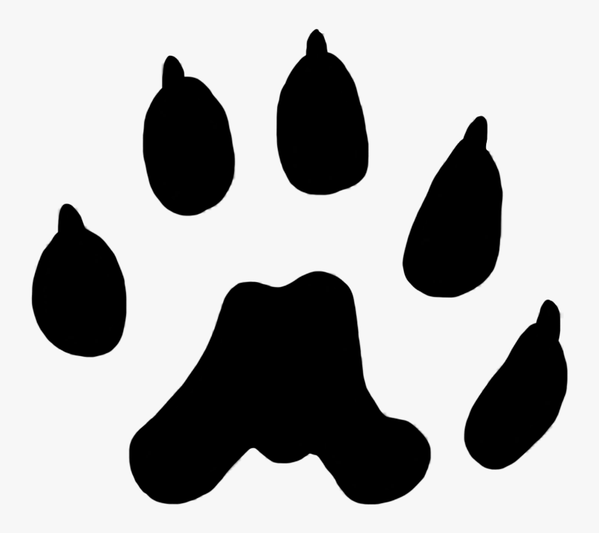 Weasel Paw Print 12 Mm, HD Png Download